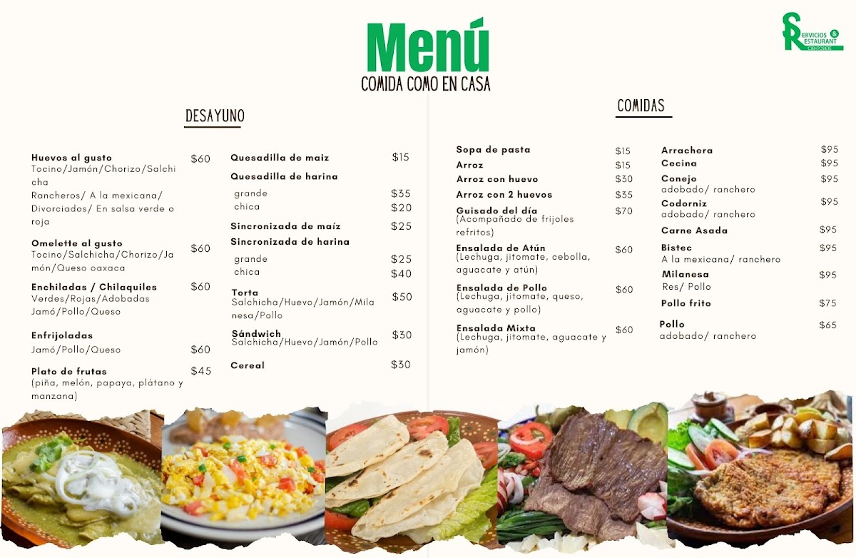 RESTAURANT EL 107 Menu - Image 1